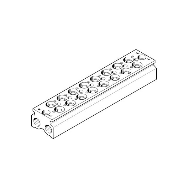 Manifold Block CPE18-3/2-PRS-3/8-8-NPT